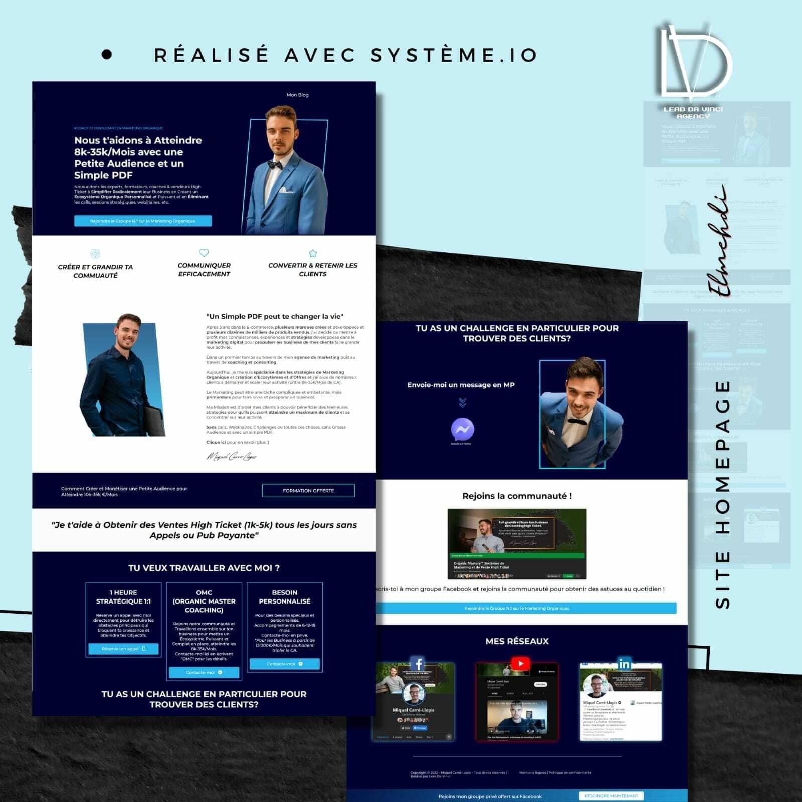 site homepage